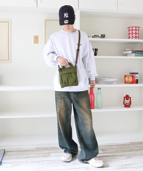 WILD THINGS(ワイルドシングス)の「【WILD THINGS/ワイルドシングス】ひょうたんキルト ミニヘルメットバッグ/ショルダー(ショルダーバッグ・メンズ・レッド/オフホワイト/ブラック/オリーブ・FREE)」の18枚目の写真