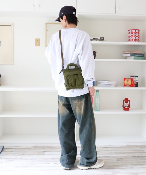 WILD THINGS(ワイルドシングス)の「【WILD THINGS/ワイルドシングス】ひょうたんキルト ミニヘルメットバッグ/ショルダー(ショルダーバッグ・メンズ・レッド/オフホワイト/ブラック/オリーブ・FREE)」の19枚目の写真