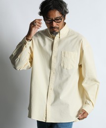 The DUFFER of ST.GEORGE | ECO FRIENDRY DYEING OVER SIZE OXFORD SHIRT:エコフレンドリーダイ オーバーサイズ オックスシャツ(シャツ/ブラウス)
