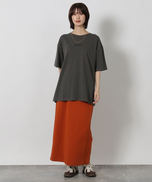 LAKOLE（ラコレ）の「【ラコレ アート】アソートプリントT / 590987（Tシャツ/カットソー・レディース・チャコール/ボルドー/オフホワイト・MEDIUM/LARGE）」の4枚目の写真