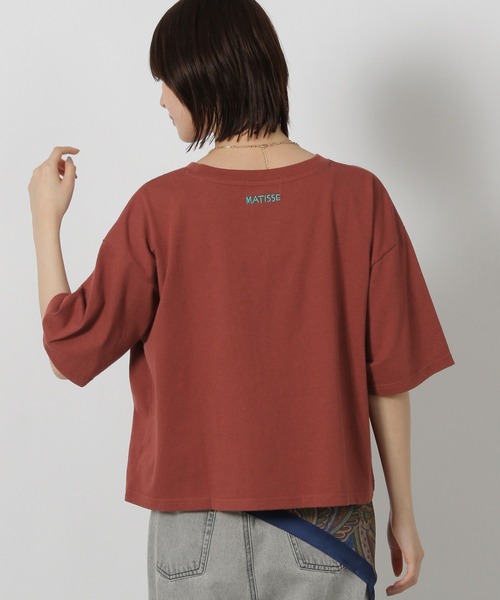 LAKOLE（ラコレ）の「【ラコレ アート】アソートプリントT / 590987（Tシャツ/カットソー・レディース・チャコール/ボルドー/オフホワイト・MEDIUM/LARGE）」の10枚目の写真