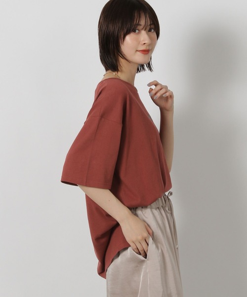 LAKOLE（ラコレ）の「【ラコレ アート】アソートプリントT / 590987（Tシャツ/カットソー・レディース・チャコール/ボルドー/オフホワイト・MEDIUM/LARGE）」の15枚目の写真