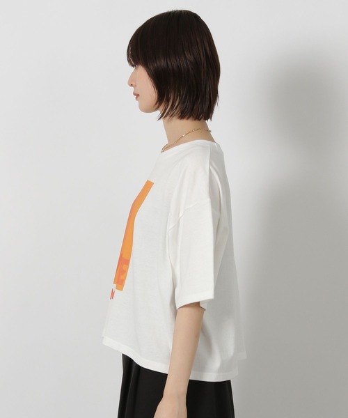 LAKOLE（ラコレ）の「【ラコレ アート】アソートプリントT / 590987（Tシャツ/カットソー・レディース・チャコール/ボルドー/オフホワイト・MEDIUM/LARGE）」の18枚目の写真