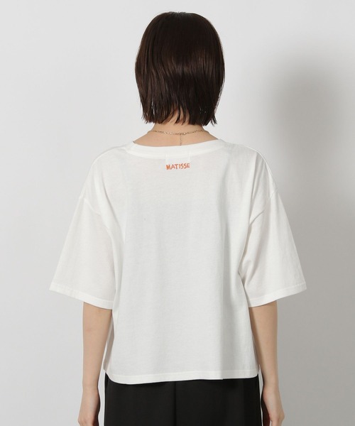 LAKOLE（ラコレ）の「【ラコレ アート】アソートプリントT / 590987（Tシャツ/カットソー・レディース・チャコール/ボルドー/オフホワイト・MEDIUM/LARGE）」の19枚目の写真