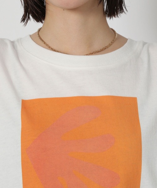 LAKOLE（ラコレ）の「【ラコレ アート】アソートプリントT / 590987（Tシャツ/カットソー・レディース・チャコール/ボルドー/オフホワイト・MEDIUM/LARGE）」の22枚目の写真