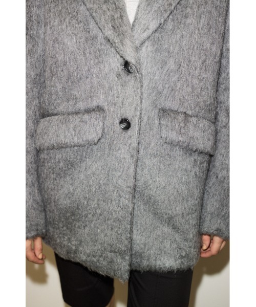 THROW by SLY フリーサイズジャケット THROW SHAGGY TAILOR JK シャギー テーラージャケット 秋服 冬服