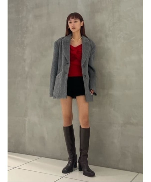 セール】THROW SHAGGY TAILOR JK シャギー テーラージャケット 秋服 冬