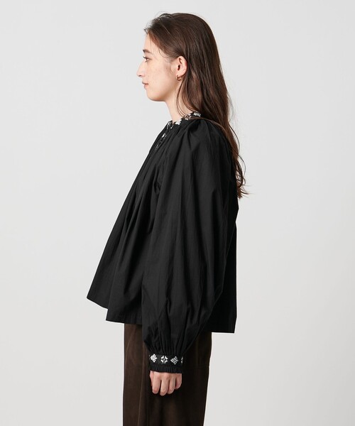 dahl'ia(ダリア)の「【別注】<dahl’ia>エンブロイダリー ボリューム ブラウス(シャツ/ブラウス・レディース・ブラック/ホワイト・FREE)」の10枚目の写真