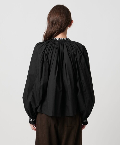 dahl'ia(ダリア)の「【別注】<dahl’ia>エンブロイダリー ボリューム ブラウス(シャツ/ブラウス・レディース・ブラック/ホワイト・FREE)」の11枚目の写真