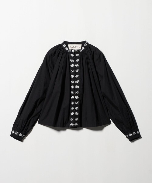 dahl'ia(ダリア)の「【別注】<dahl’ia>エンブロイダリー ボリューム ブラウス(シャツ/ブラウス・レディース・ブラック/ホワイト・FREE)」の12枚目の写真