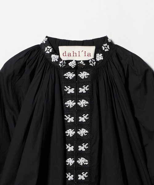 dahl'ia(ダリア)の「【別注】<dahl’ia>エンブロイダリー ボリューム ブラウス(シャツ/ブラウス・レディース・ブラック/ホワイト・FREE)」の14枚目の写真
