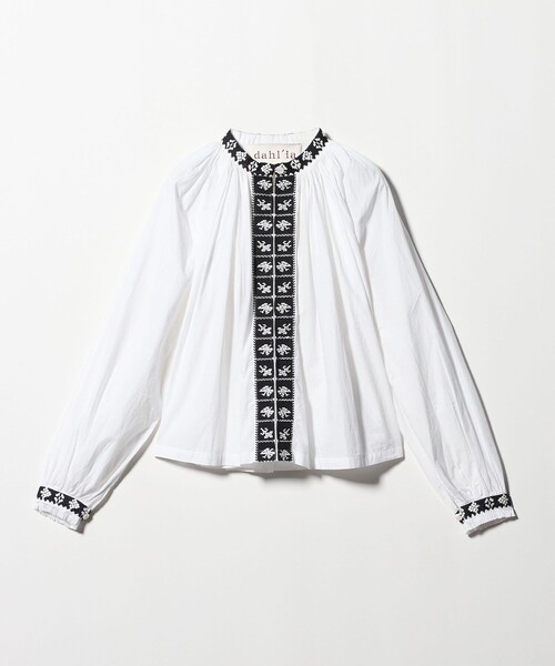 dahl'ia(ダリア)の「【別注】<dahl’ia>エンブロイダリー ボリューム ブラウス(シャツ/ブラウス・レディース・ブラック/ホワイト・FREE)」の18枚目の写真