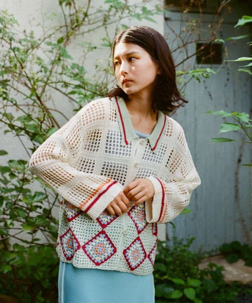 pamm 格子のカーディガン 格子のカーディガン – pamm.officialstore