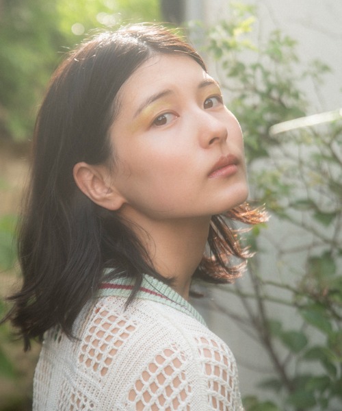 PAMM(パム)の「玄関マットのかぎ針編みニットシャツ(カーディガン/ボレロ・レディース・アイボリー/ブラック・フリー)」の18枚目の写真