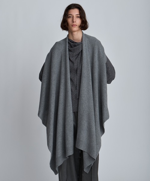 HOUSE OF LOTUS(ハウスオブロータス)の「ウールストールジレ(ニット/セーター・レディース・ブラウン/ブラック/グレー系その他・M)」の1枚目の写真