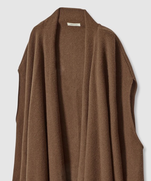 HOUSE OF LOTUS(ハウスオブロータス)の「ウールストールジレ(ニット/セーター・レディース・ブラウン/ブラック/グレー系その他・M)」の8枚目の写真