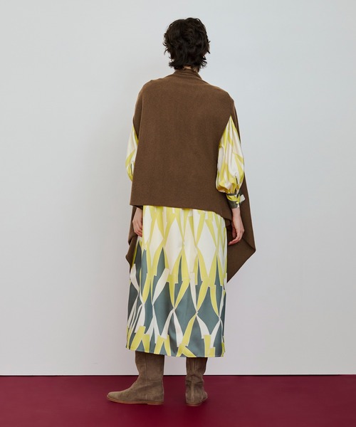 HOUSE OF LOTUS(ハウスオブロータス)の「ウールストールジレ(ニット/セーター・レディース・ブラウン/ブラック/グレー系その他・M)」の11枚目の写真