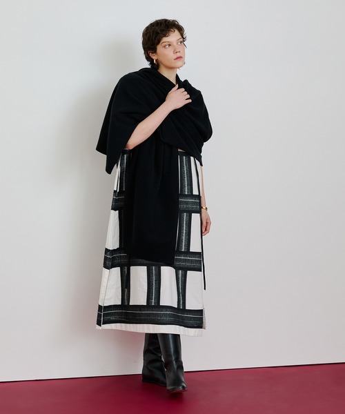 HOUSE OF LOTUS(ハウスオブロータス)の「ウールストールジレ(ニット/セーター・レディース・ブラウン/ブラック/グレー系その他・M)」の12枚目の写真