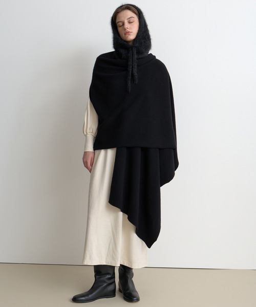 HOUSE OF LOTUS(ハウスオブロータス)の「ウールストールジレ(ニット/セーター・レディース・ブラウン/ブラック/グレー系その他・M)」の6枚目の写真