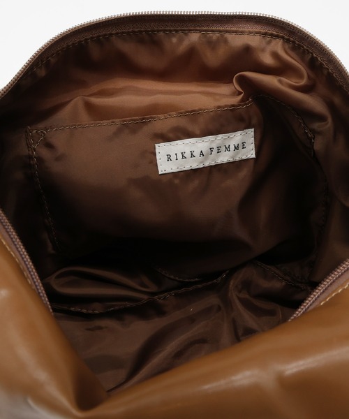 ムラサキスポーツ(ムラサキスポーツ)の「RIKKA FEMME/リッカファム ショルダーバッグ 2wayクロワッサンバッグ RFAC25FW09(ショルダーバッグ・レディース・ブラック/レッド/ブラウン・FREE)」の13枚目の写真