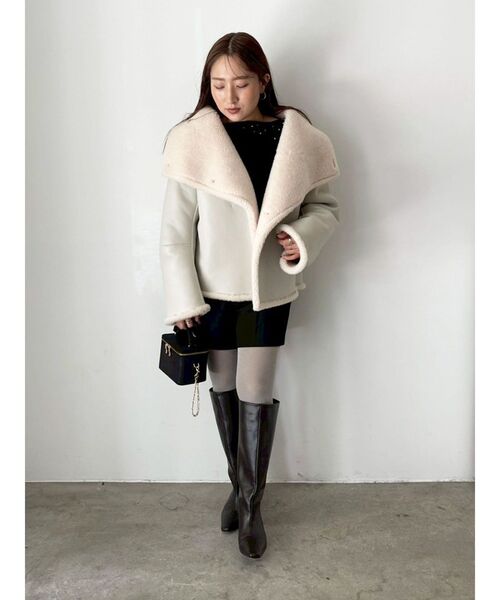 LAGUNAMOON（ラグナムーン）の「バイカラーベルトセットショートパンツ（その他パンツ・レディース・モカ/ブラック・SMALL/MEDIUM）」の8枚目の写真