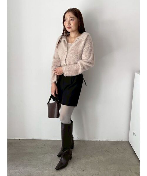 LAGUNAMOON（ラグナムーン）の「バイカラーベルトセットショートパンツ（その他パンツ・レディース・モカ/ブラック・SMALL/MEDIUM）」の12枚目の写真