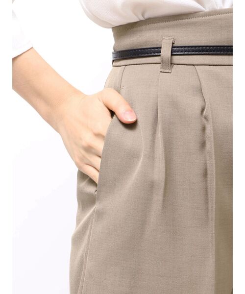 LAGUNAMOON（ラグナムーン）の「バイカラーベルトセットショートパンツ（その他パンツ・レディース・モカ/ブラック・SMALL/MEDIUM）」の18枚目の写真