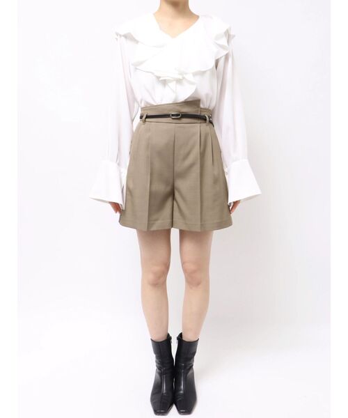 LAGUNAMOON（ラグナムーン）の「バイカラーベルトセットショートパンツ（その他パンツ・レディース・モカ/ブラック・SMALL/MEDIUM）」の21枚目の写真