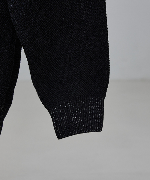 ABAHOUSE GRAY（アバハウスグレイ）の「ダブルフェイス モールカノコ プルオーバー ライン切替えニット（ニット/セーター・メンズ・ボルドー/ブラック/ライトベージュ/グレー/オフホワイト・46/48）」の16枚目の写真