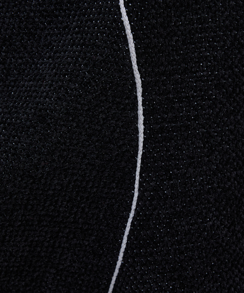 ABAHOUSE GRAY（アバハウスグレイ）の「ダブルフェイス モールカノコ プルオーバー ライン切替えニット（ニット/セーター・メンズ・ボルドー/ブラック/ライトベージュ/グレー/オフホワイト・46/48）」の21枚目の写真