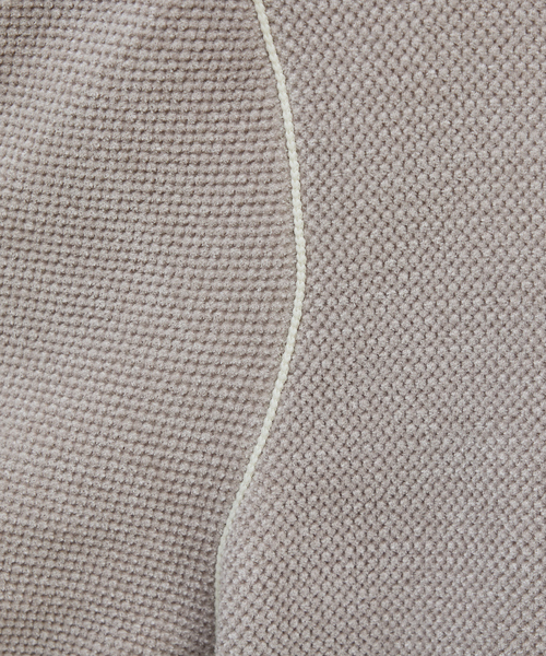 ABAHOUSE GRAY（アバハウスグレイ）の「ダブルフェイス モールカノコ プルオーバー ライン切替えニット（ニット/セーター・メンズ・ボルドー/ブラック/ライトベージュ/グレー/オフホワイト・46/48）」の12枚目の写真