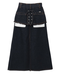 CONVERSE TOKYO | 【HL】LACE-UP DENIM SKIRT RIGID (SET-UP)(デニムスカート)