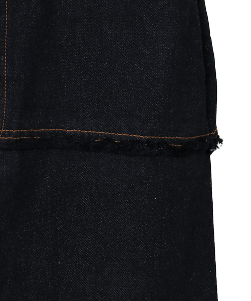 CONVERSE TOKYO(コンバーストウキョウ)の「【HL】LACE-UP DENIM SKIRT RIGID (SET-UP)(デニムスカート・レディース・ネイビー・SMALL/MEDIUM)」の8枚目の写真