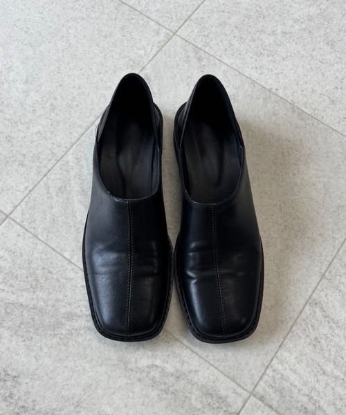 FUULLY STUDIO(フーリィーステューディオ)の「スクエアローファー(ローファー・レディース・ブラウン/ブラック・SMALL/MEDIUM/LARGE)」の5枚目の写真
