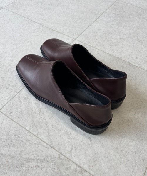 FUULLY STUDIO(フーリィーステューディオ)の「スクエアローファー(ローファー・レディース・ブラウン/ブラック・SMALL/MEDIUM/LARGE)」の9枚目の写真