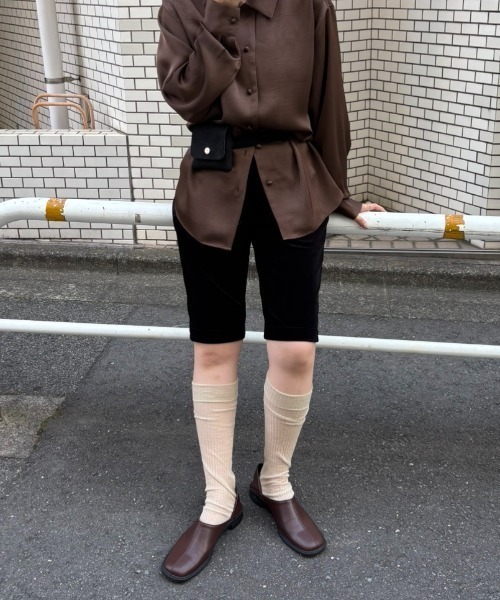 FUULLY STUDIO(フーリィーステューディオ)の「スクエアローファー(ローファー・レディース・ブラウン/ブラック・SMALL/MEDIUM/LARGE)」の14枚目の写真