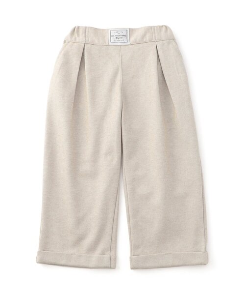 apres les cours(アプレレクール)の「ウールライクワイドタックパンツ(その他パンツ・キッズ・アイボリー/チャコール・80/90/100/110/120/130)」の14枚目の写真