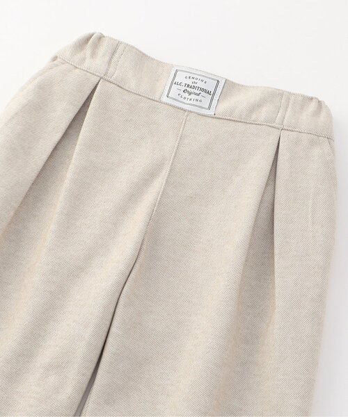 apres les cours(アプレレクール)の「ウールライクワイドタックパンツ(その他パンツ・キッズ・アイボリー/チャコール・80/90/100/110/120/130)」の17枚目の写真