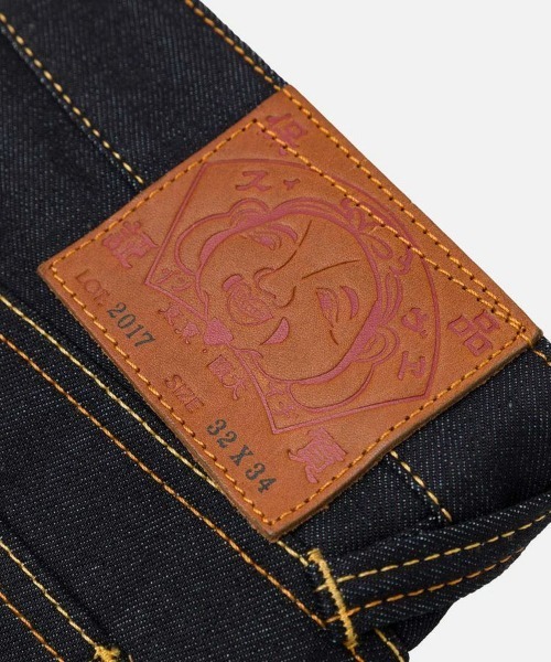 EVISU（エヴィス）の「【EVISU】EVISU 2017 ECRU SEAGULL PRINT JEANS / ローインディゴ [2ESHTM5JE125017CT]（デニムパンツ・メンズ・ネイビー・32/30）」の2枚目の写真