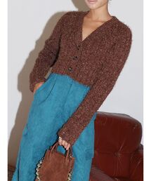 EVRIS | フェザーラメニットショートカーディガン(カーディガン/ボレロ)