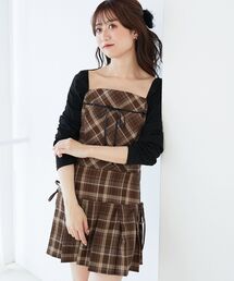 MAJESTIC LEGON | ドッキングプリーツミニワンピ(ワンピース)