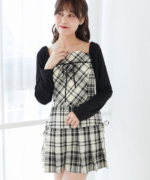 セール】ドッキングプリーツミニワンピ（ワンピース）｜MAJESTIC LEGON