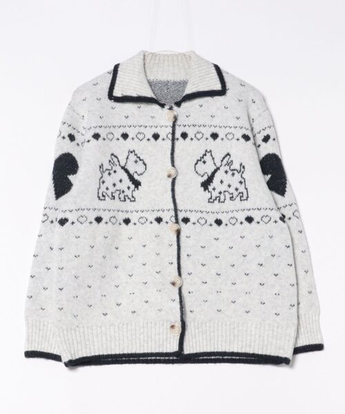 リボン ジャカード カーディガン ANY｜リボン ジャガード カーディガン | Rakuten Fashion(楽天