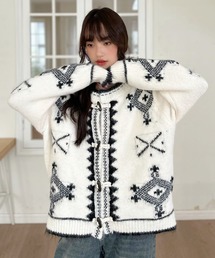 幾何学模様」に該当するカーディガン/ボレロ（その他総柄