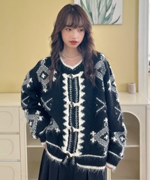 幾何学模様」に該当するカーディガン/ボレロ（その他総柄