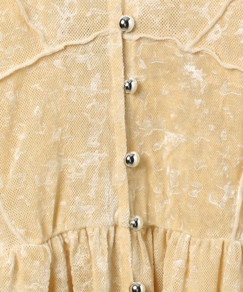 PAGEBOY（ページボーイ）の「ベロアチュニックワンピース（チュニック・レディース・ブラック/アイボリー・FREE）」の11枚目の写真