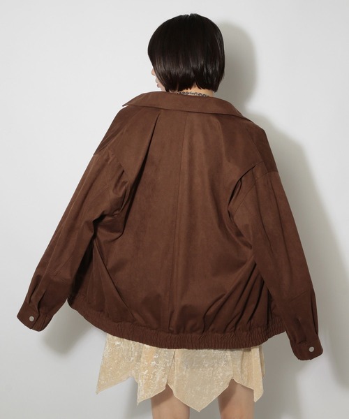 PAGEBOY（ページボーイ）の「ベロアチュニックワンピース（チュニック・レディース・ブラック/アイボリー・FREE）」の3枚目の写真