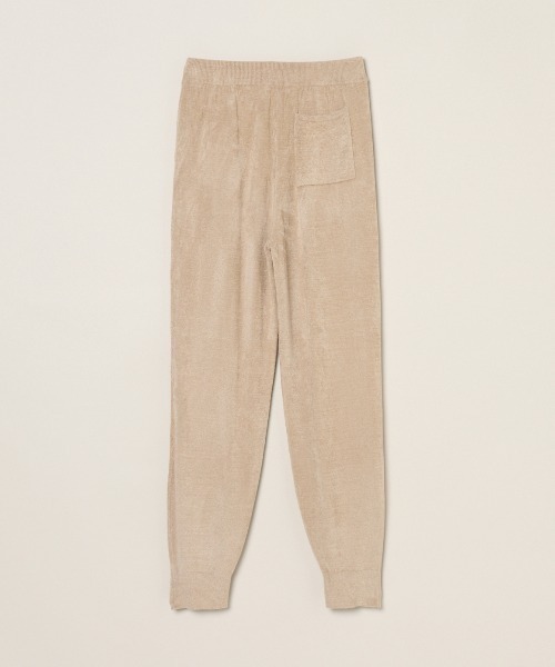three dots(スリードッツ)の「ベロアセーター パンツ(その他パンツ・レディース・ブラック/ダークブラウン/ベージュ・SMALL/MEDIUM)」の5枚目の写真