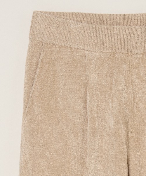 three dots(スリードッツ)の「ベロアセーター パンツ(その他パンツ・レディース・ブラック/ダークブラウン/ベージュ・SMALL/MEDIUM)」の7枚目の写真