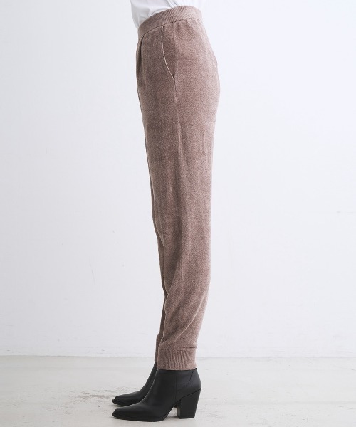 three dots(スリードッツ)の「ベロアセーター パンツ(その他パンツ・レディース・ブラック/ダークブラウン/ベージュ・SMALL/MEDIUM)」の14枚目の写真